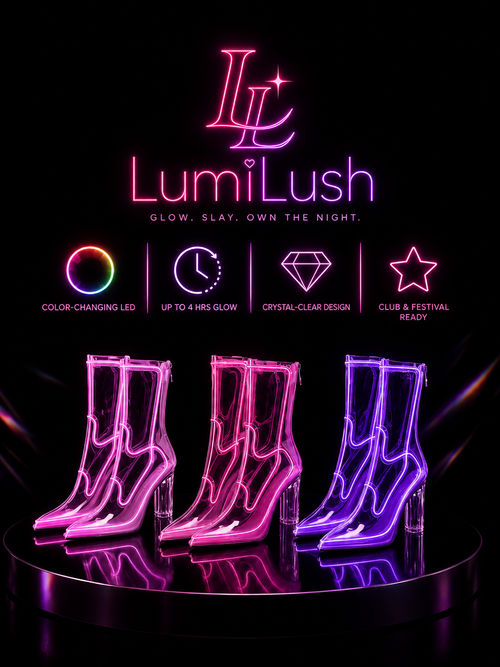 LumiLush Neon Led Boots